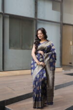 Premium Elegant Semi Katan Silk Saree for Weddings