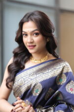 Premium Elegant Semi Katan Silk Saree for Weddings - Image 5