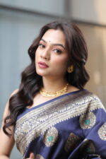 Premium Elegant Semi Katan Silk Saree for Weddings - Image 3