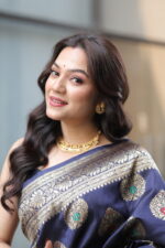 Premium Elegant Semi Katan Silk Saree for Weddings - Image 2