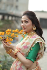 Ethereal Lightweight Semi Muslin Saree - Image 11